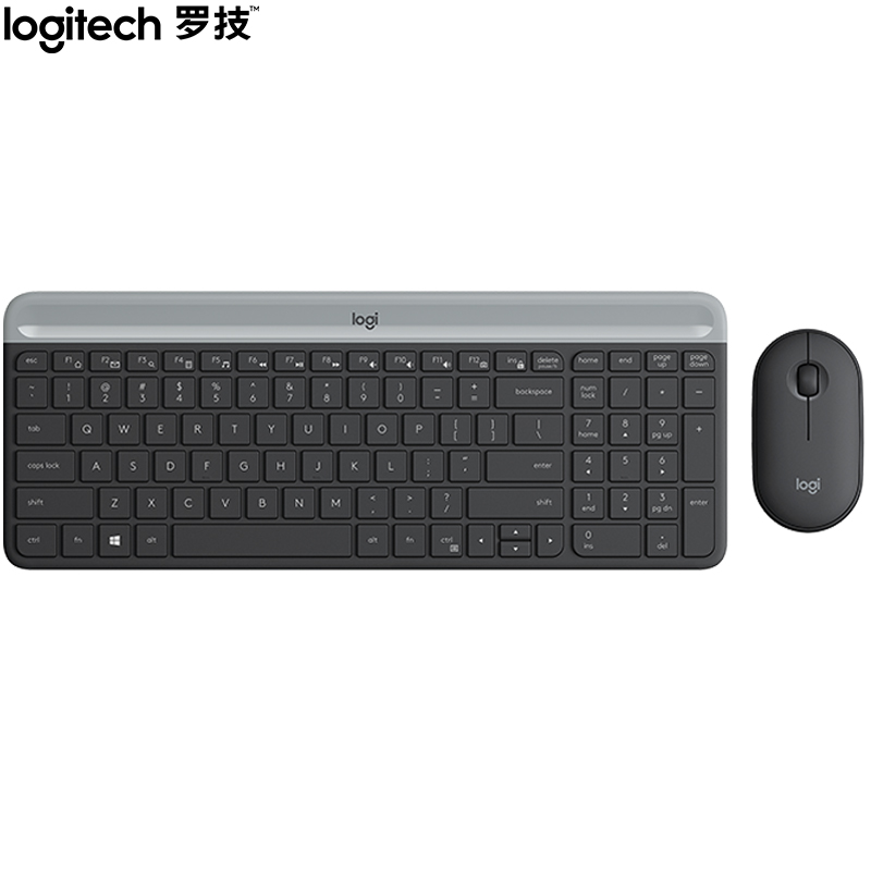 罗技 MK470 无线键鼠套装_黑色