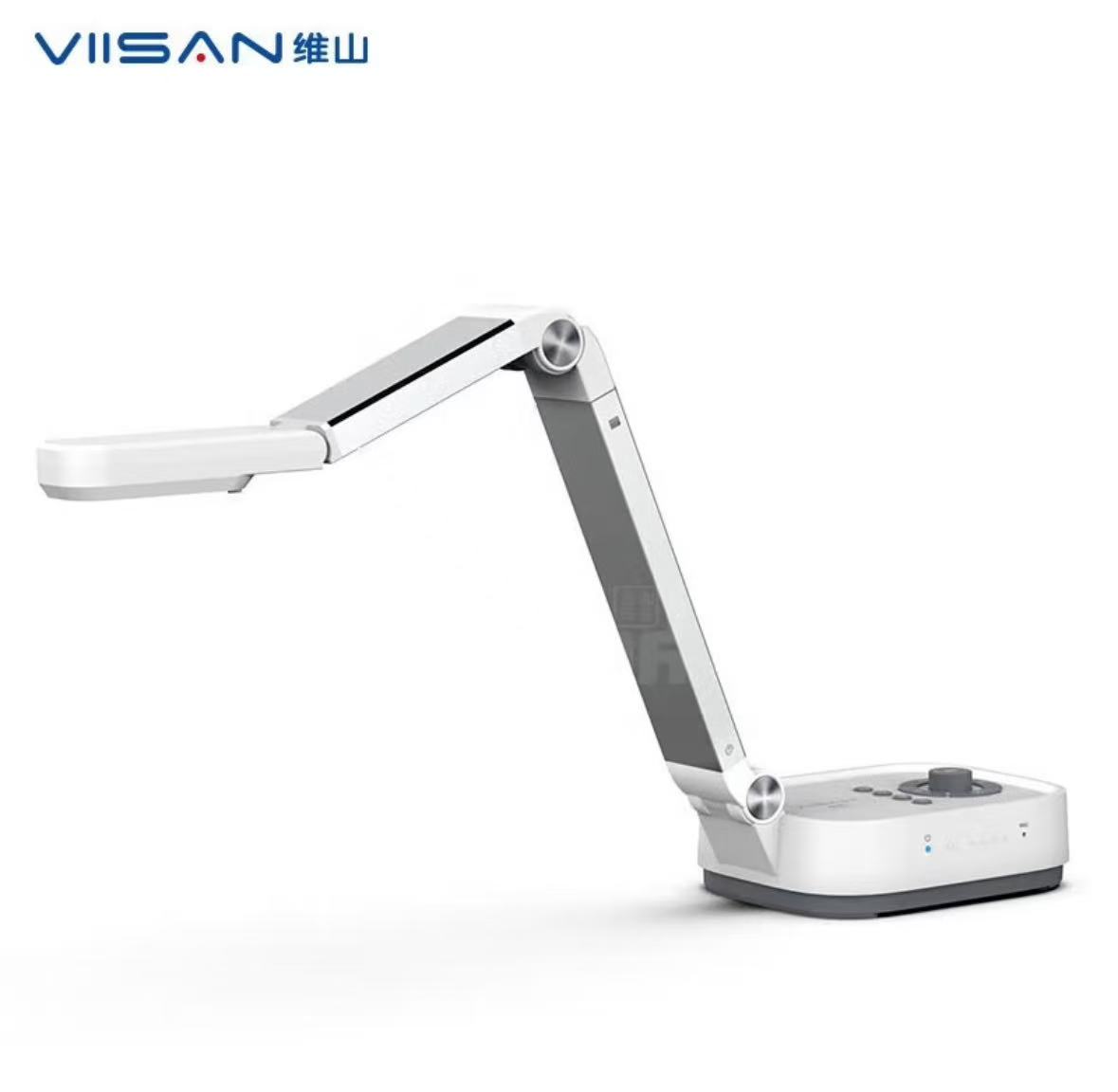 VIISAN1300万像素课程微课实物投影仪 维山P490H(HID+USB接口雪域白) 视频展台